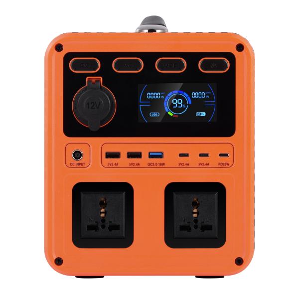 Buy IP61 High Output Power DC 13V 1200W AC Switch QC3.0 Portable Power Generator With Two Way Inverter For Home Backup at wholesale prices