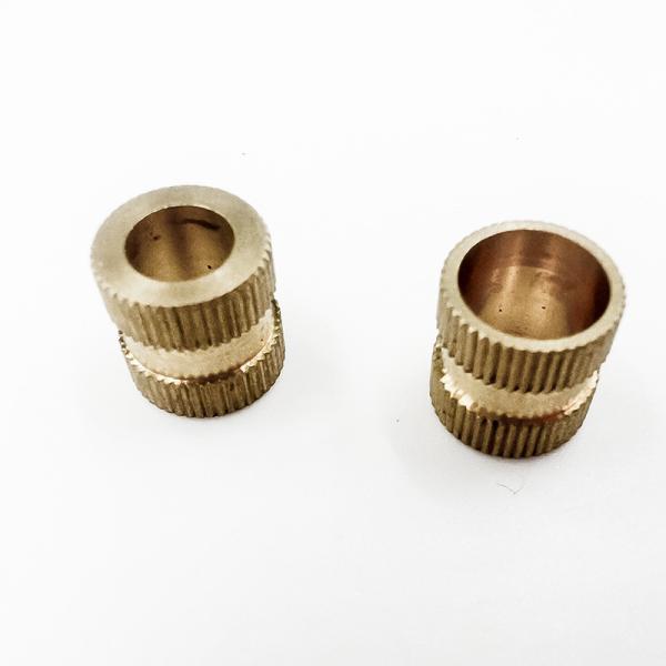 Buy OEM Knurled Brass Threaded Inserts , Precision Threaded Nut Insert at wholesale prices