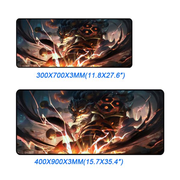 CMYK Sublimation Printing Eco-Friendly Rubber Gaming Mouse Pad with NO Wireless Charging