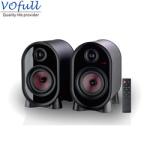 Multimedia Active Bookshelf Speakers With LED Display Multifunctional