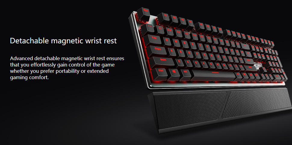 Black Color Professional Gaming Keyboard Adjustable Breathing Backlit For Desktop