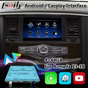 Quality Lsailt Android Multimedia Interface for Nissan Patrol Y62 With Wireless Carplay for sale