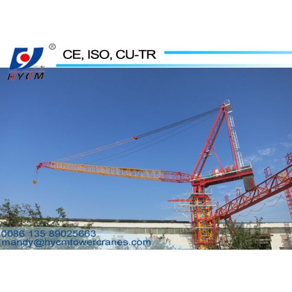 Official Manufacturer 25Tons QTD5078 Luffing Jib Tower Crane From China for Sale