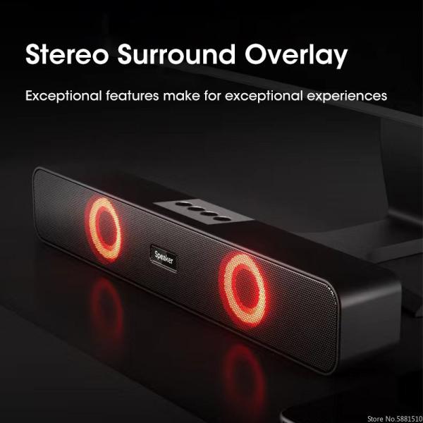 Buy V5.0 Bluetooth Wireless Speaker Bar Compatible With Smartphone SD Audio Input at wholesale prices