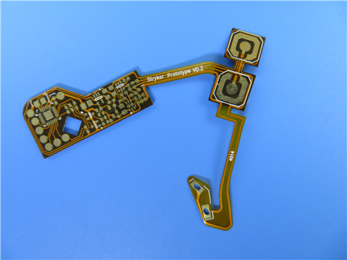 Single Layer FR4 stiffner Flexible PCB Board With White Silkscreen