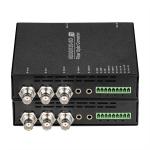 Multi-function 12G SDI Fiber Converter with Loop Output, Tally, RS232/485 Data,