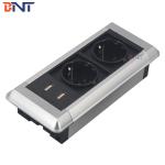 New design multimedia smart office use table plug socket outlet with usb for