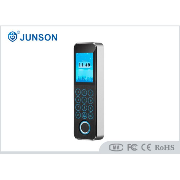 Narrow Mount Touch Panel 12V DC Fingerprint Access Control