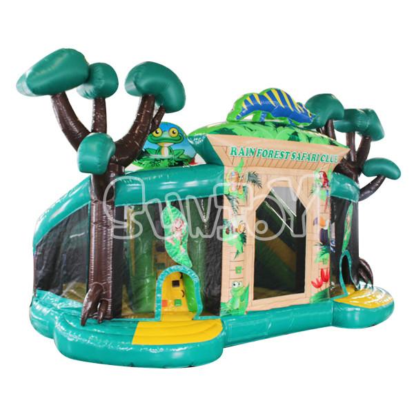 Buy Jungle Playground Bouncy Castle Slide Inflatable Play Park at wholesale prices