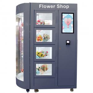 China Customized Lcd 19 Inch Flower Rose Bouquets Vending Machine With Display Window on sale