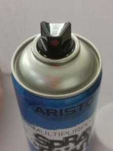 Quality Thermoplastic Acrylic Resins 400ml Aerosol Spray Paint Male Valve for sale
