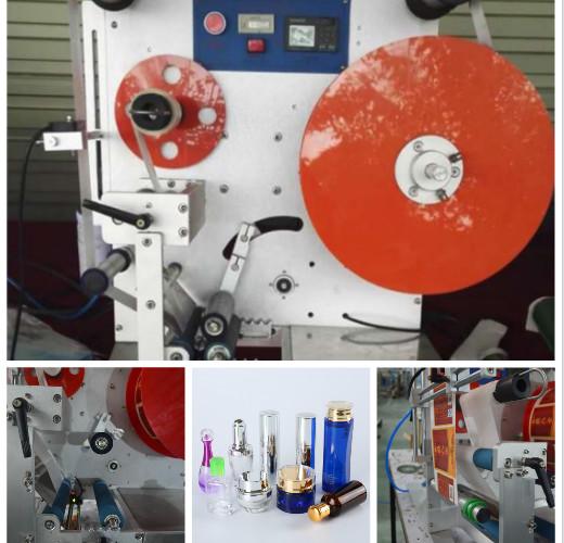 Buy Energy Saving Semi Automatic Bottle Labeler / Bottle Sticker Machine at wholesale prices