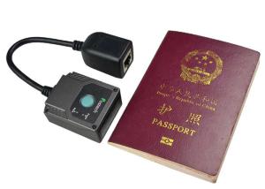 Quality Mobile QR Code Reading MRZ Passport Reader , Wired 2D Barcode Scanner for sale