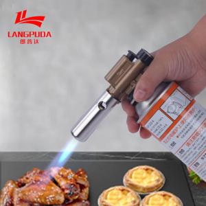 China Adjustable Flame 150g/h Refillable Butane Torch Security Lock on sale