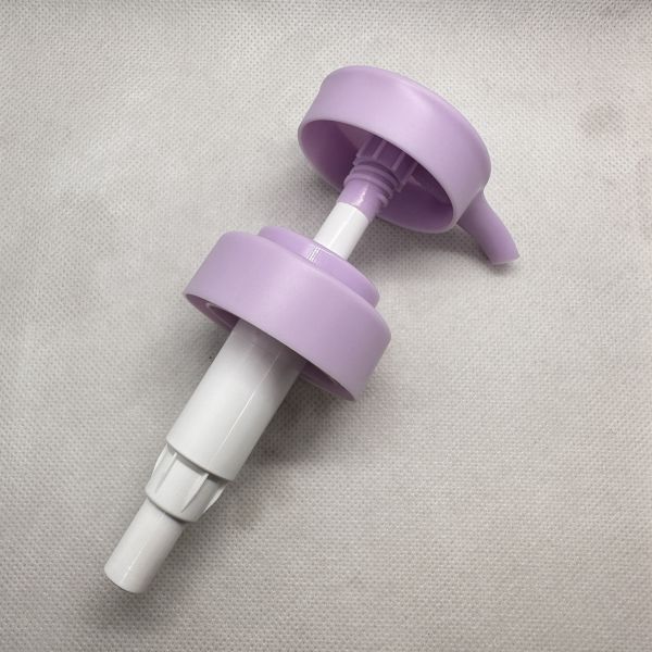 33mm Plastic Lotion Dispenser Pump For Liquid Soap Ribbed Smooth