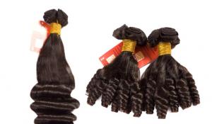 Quality Ombre Funmi Curl Grade 6A Virgin Hair Bundles , 10 Inch - 18 Inch Long for sale