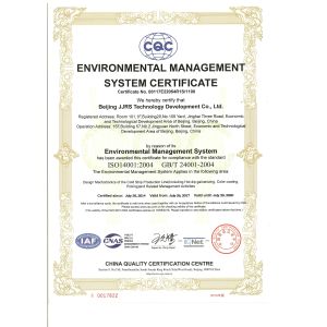 Beijing JJRS Technology Development Co., Ltd. Certifications