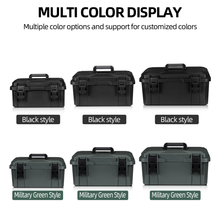 Waterproof Portable Tool Storage Case with Customizable Interior and Shock Resistant Design for Professional Use