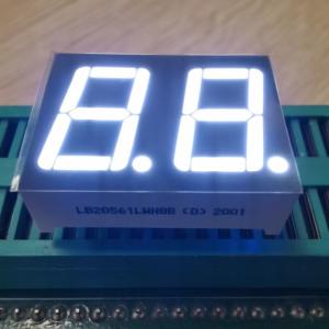 Quality Common Anode 7 Segment LED Display Dual Digit 14.2mm White Color for sale