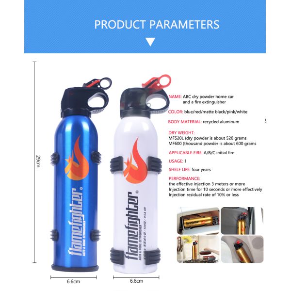 Liquid Foaming To Extinguish 550ml Vehicle Fire Extinguisher Aerosol Foam Spray