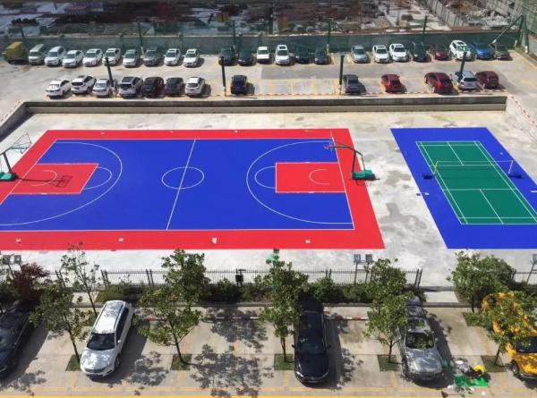 Buy Futsal Polypropylene PP Interlocking Flooring Embossed Multi-field at wholesale prices