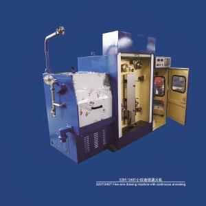 Quality Continuous Resistance Copper Wire Drawing Machine With New PLC Program for sale