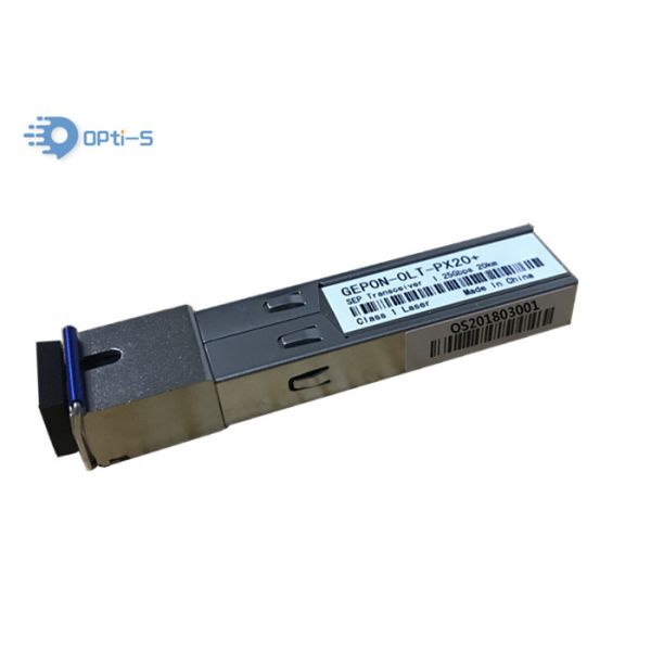 EPON OLT SFP Module PX20+ 20km , SC / PC Apply In OLT Device ZTE Huawei Fiberhome TX1490 RX1310