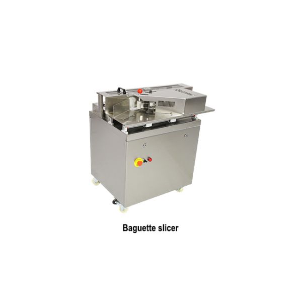 Alloy Blade Baguette Slicer Machine Adjustable Thickness Baguette Bread Slicer