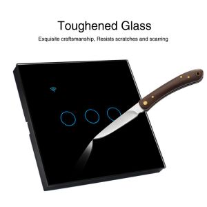 Tuya App Remote Control Smart Home Wall Mount Light Smart WIFI Switch Touch Lamp