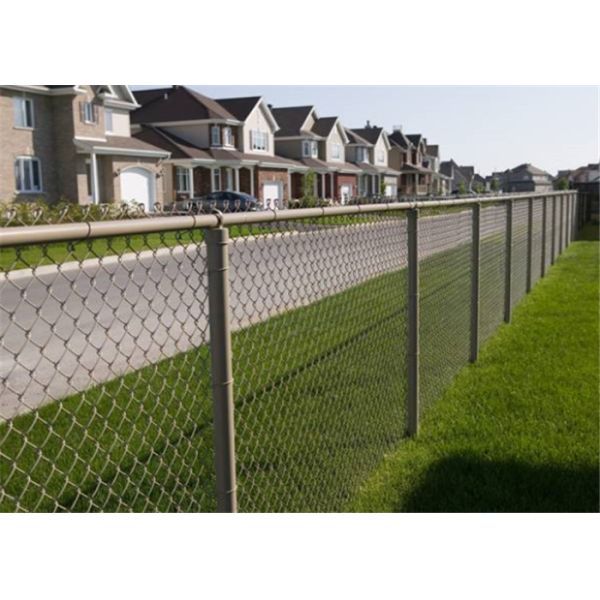 2.1Mx2.5M Galvanized Chain Link Fence Fabric For Sports Field
