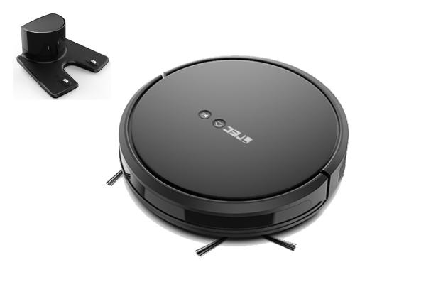 Black Robotic Vacuum Cleaner With Map Navigation Function , Smart Navigation