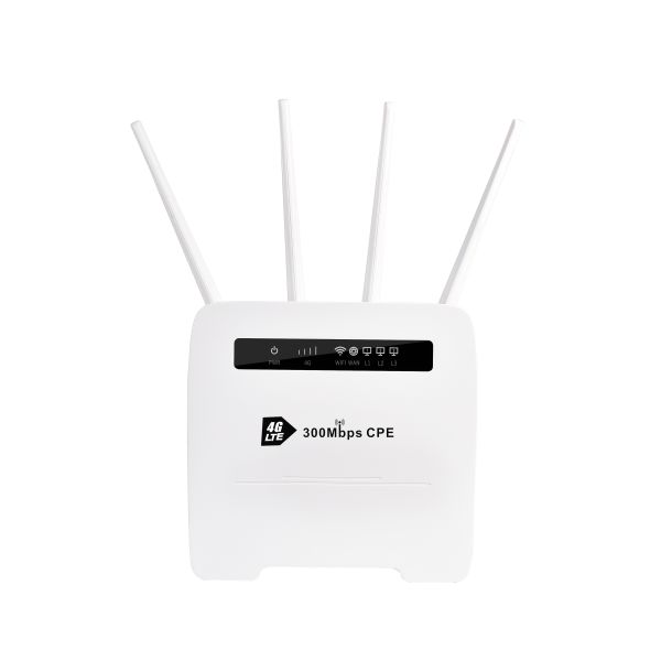 Unlock 300Mbps Cat 6 CPE 4G LTE Modem CPE Wifi Router Wireless LTE 4G WiFi Router With 4000mah Battery