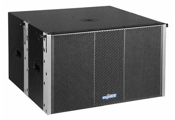Buy 4 ohms double 12 inch high qualiy subwoofer line array speaker LA2208B at wholesale prices