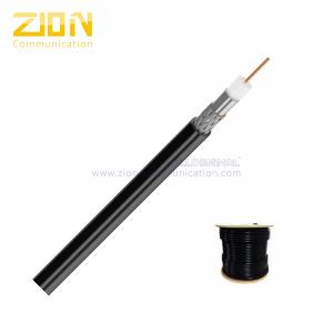 Quality Low Loss 18 AWG CCS RG6 Coaxial Cable CMR Rated PVC 75 Ohm for Ethernet for sale