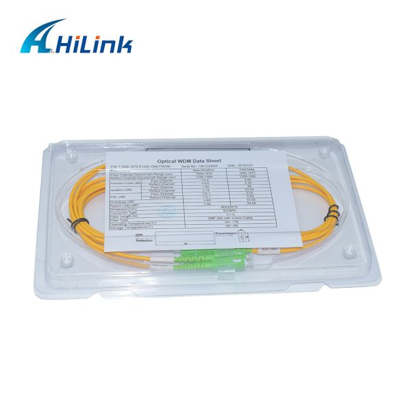 High Stability WDM Fiber Optic High Stability RX 1280nm/1580nm Low Insertion Loss