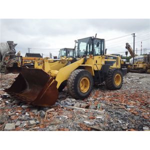 WA320-5 Used KOMATSU Loader 66HP Engine Power Hydrostatic Transmission
