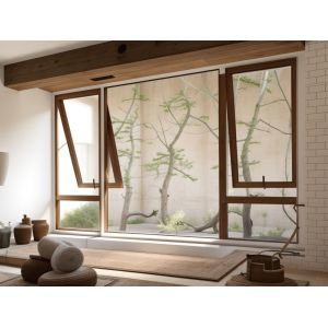 China Custom Soundproof Double Top Hung Window Aluminium Innovative on sale
