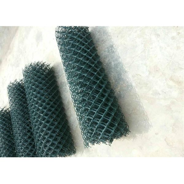PVC Coated Chain Link Fence For Football Field Fence