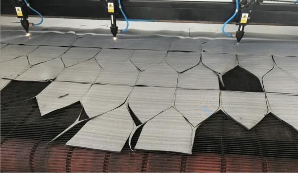 Buy Plush Fabric Laser Cutting Machine With Professional Controlling Software at wholesale prices