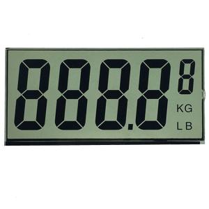 Quality Alphanumeric 7 Segment LCD Display , TN LCD Panel For Weight Counter Front Screen for sale