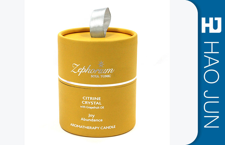 Professional Custom CMYK Printing Cardboard Round Gift Packaging Candle Gift Boxes