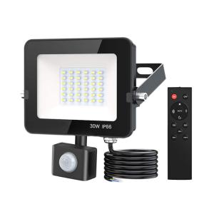 China Security PIR Motion Sensor Led Flood Light with RF Remote Control on sale