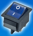 Dpdt Rocker Switch 6A / 16A , Waterproof Momentary Rocker Switch On - Off - On