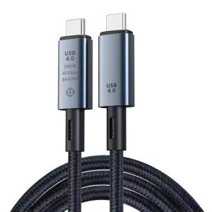 Quality Fast Charging USB 4.0 Type-C To Type-C Cable Custom Logo 0.5m 1m 1.2m 1.5m 1.8m 2m 3m for sale