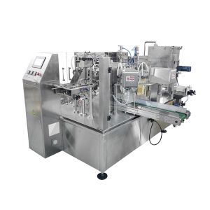 China Doypack Packaging Machine Automatic Pre-made Pouch Filling Sealing for Granules Solids on sale