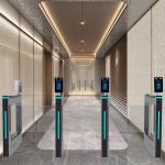 RS485 TCP/IP Communication Automatic Swing Gate Biometric Access Control System