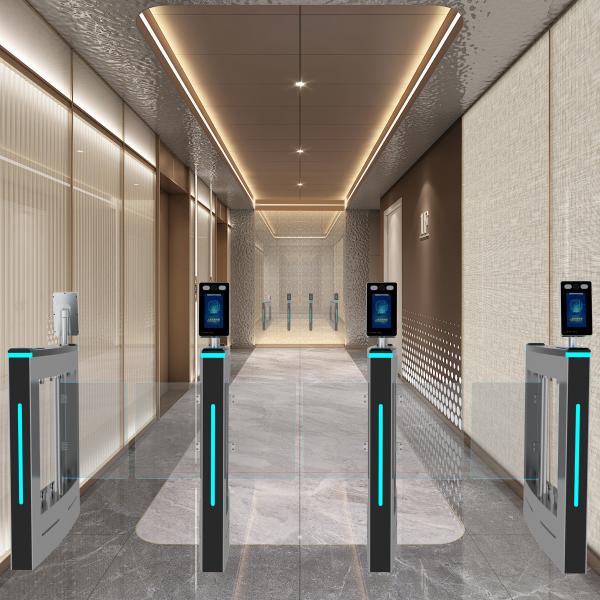 RS485 TCP/IP Communication Automatic Swing Gate Biometric Access Control System