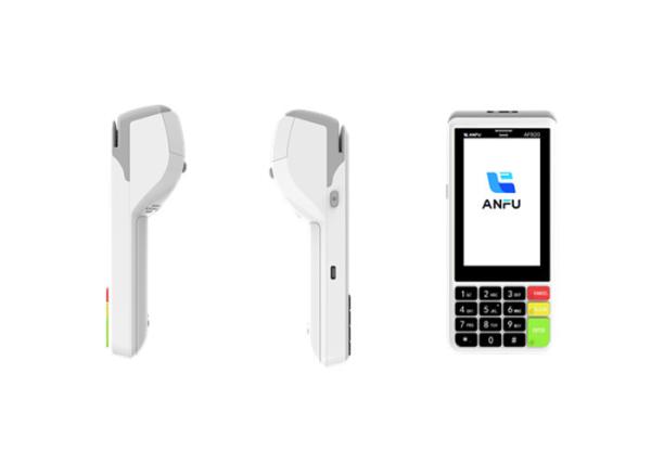 Buy ANFU Android System Machine Scanner Touch Screen Mobile Handheld Pos Terminal With Printer at wholesale prices