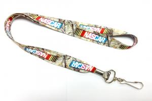 China Heat-transfer print lanyard ,  Satin dye sublimation lanyard  with  J hook  and metal tag  size be in 900 x 2cm on sale