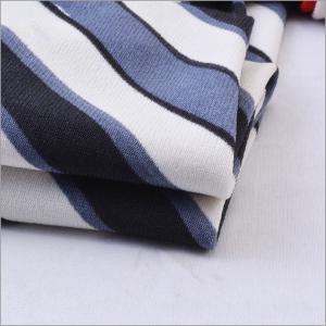 Quality High Quality Korea ITY Polyester Spandex 1000 TPM Twisting Print Striped ITY Jersey Knit Fabric for Dress and Shirts for sale